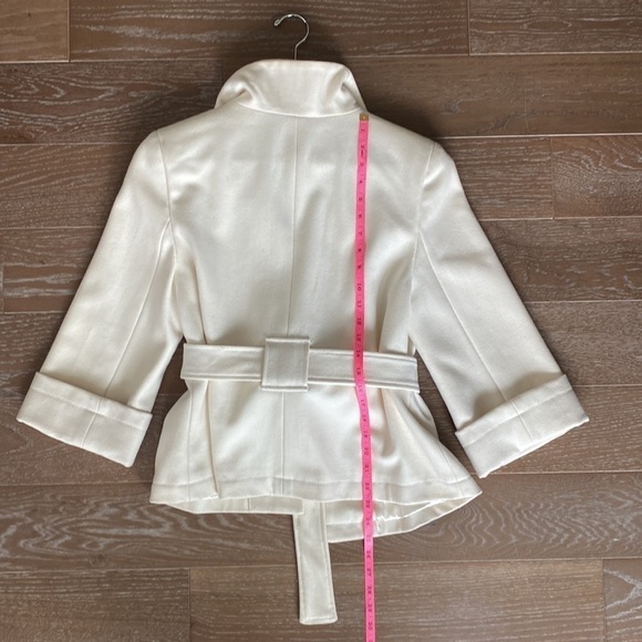 Old Navy Wool Blend 3/4 Sleeve Pea Coat | M - Picture 3 of 6